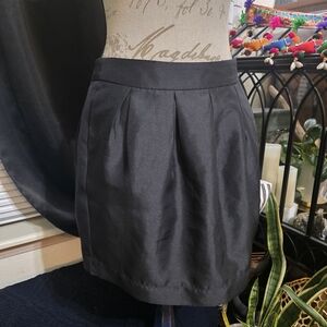 Barneys Black Women's Pleated Mini Skirt With Pockets